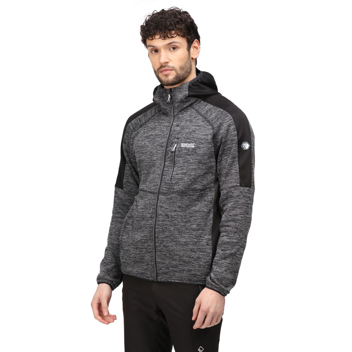 Regatta Strickfleecejacke Herren Cadford II mit Kapuze