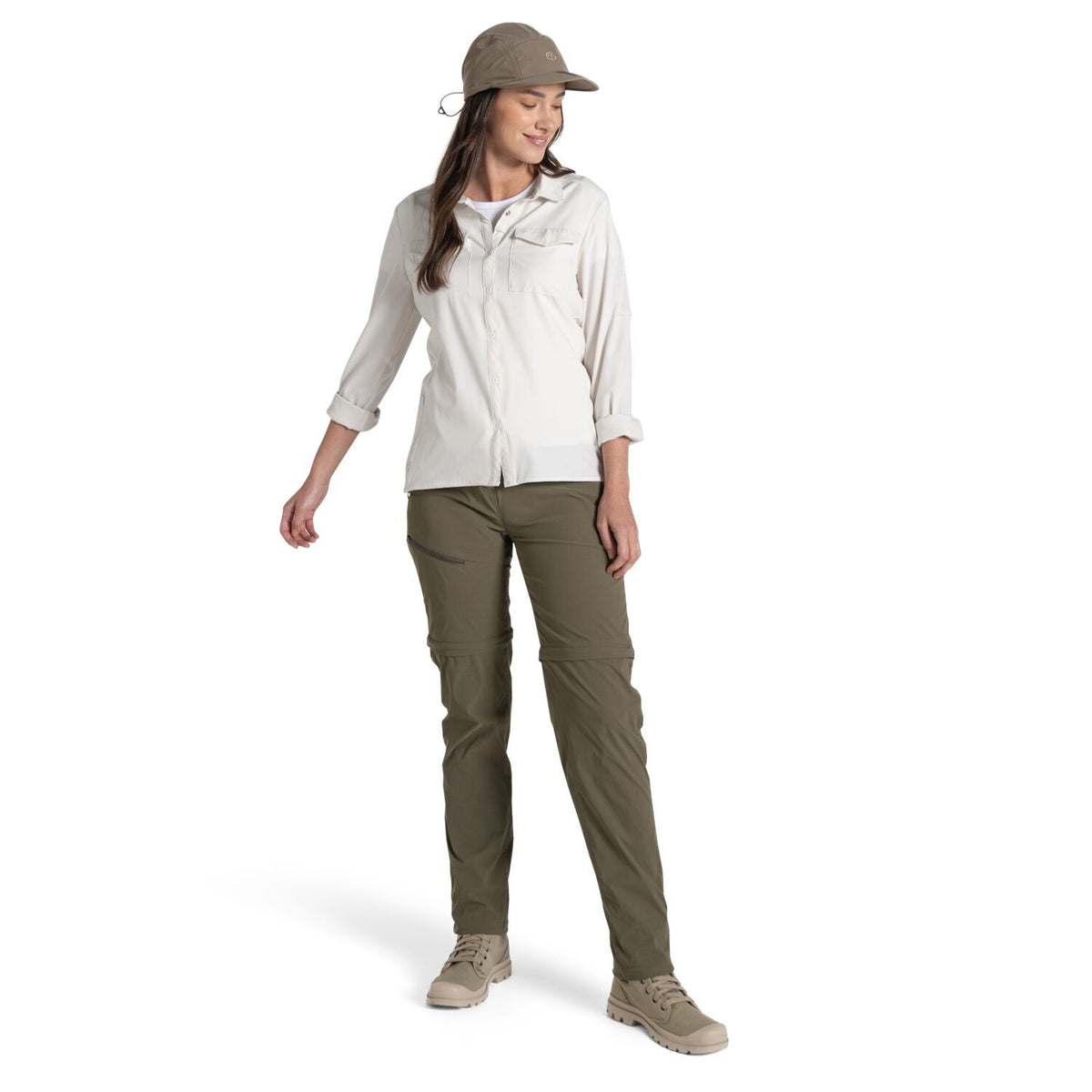 Craghoppers NosiLife Zip-off Wanderhose für Damen in Langgröße