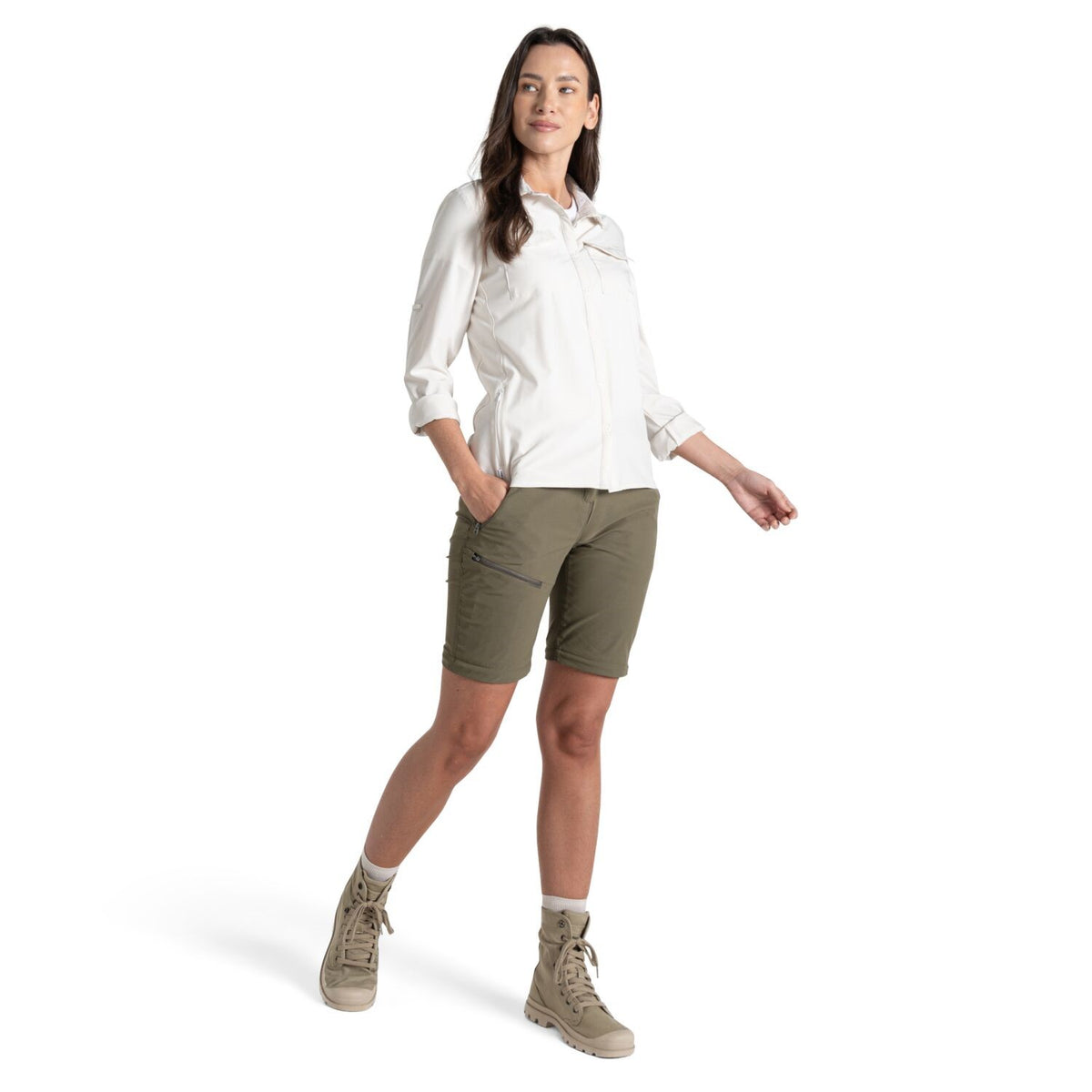 Craghoppers NosiLife Zip-off Wanderhose für Damen in Langgröße