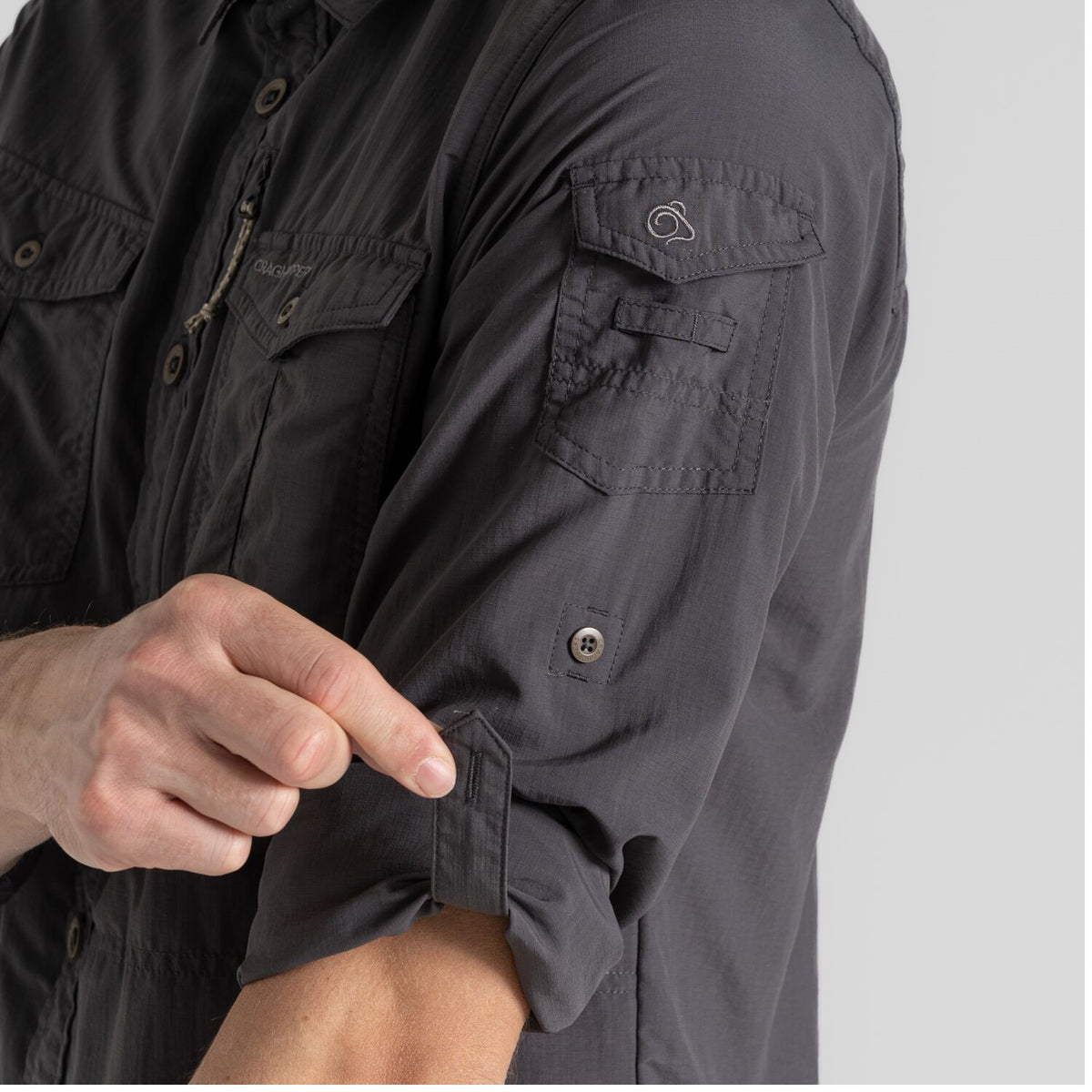Craghoppers NosiLife Adventure LS II Hemd für Herren Insektenabweisend