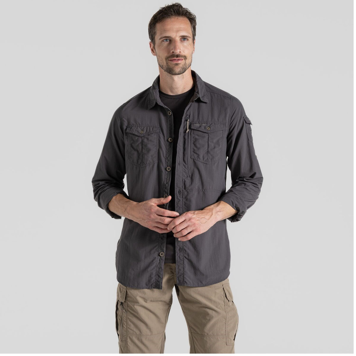 Craghoppers NosiLife Adventure LS II Hemd für Herren Insektenabweisend