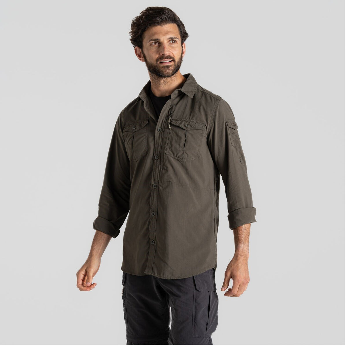 Craghoppers NosiLife Adventure LS II Hemd für Herren Insektenabweisend