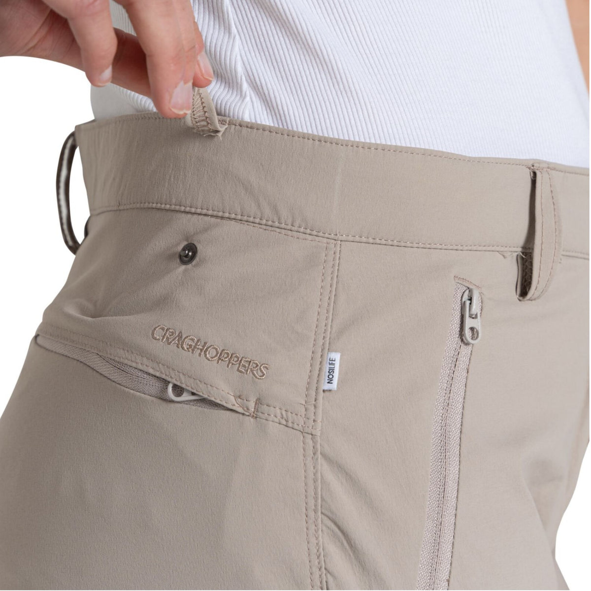 Craghoppers NosiLife Zip-off Wanderhose für Damen in Langgröße