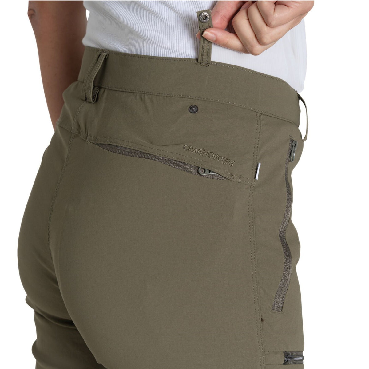 Craghoppers NosiLife Zip-off Tropenhose für Damen Insektenabweisend in Kurzgröße