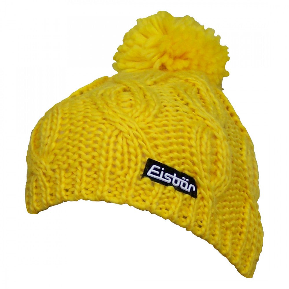 Eisbär Antonia Damen Winter Mütze mit Bommel