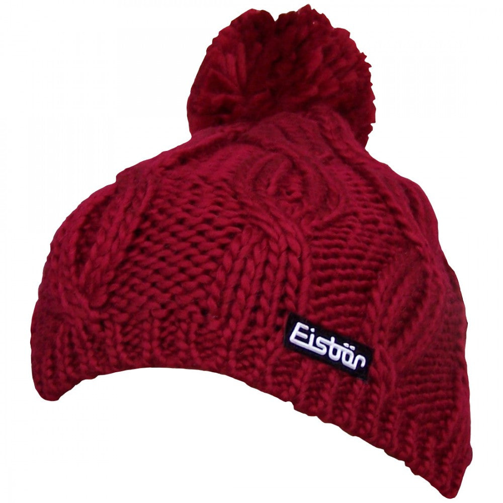 Eisbär Antonia Damen Winter Mütze mit Bommel