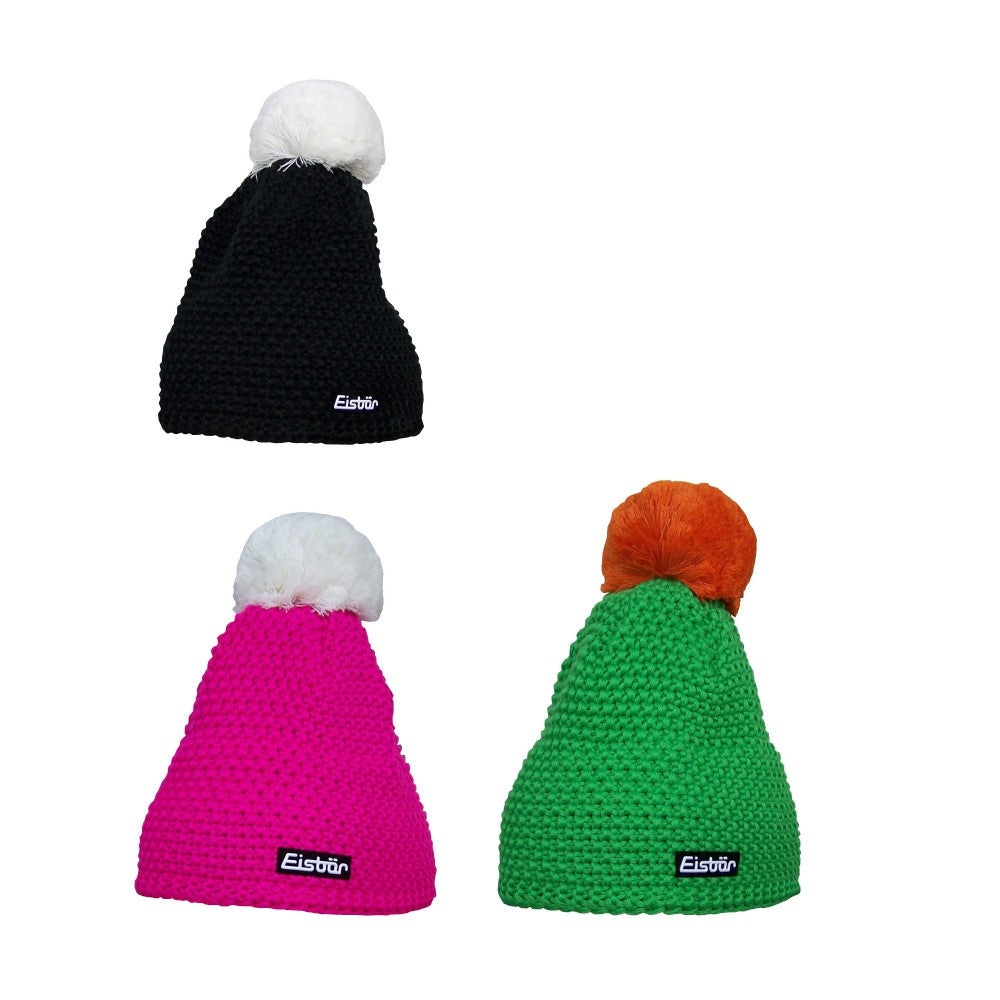 Eisbär Jamie Pompon Damen Winter Mütze