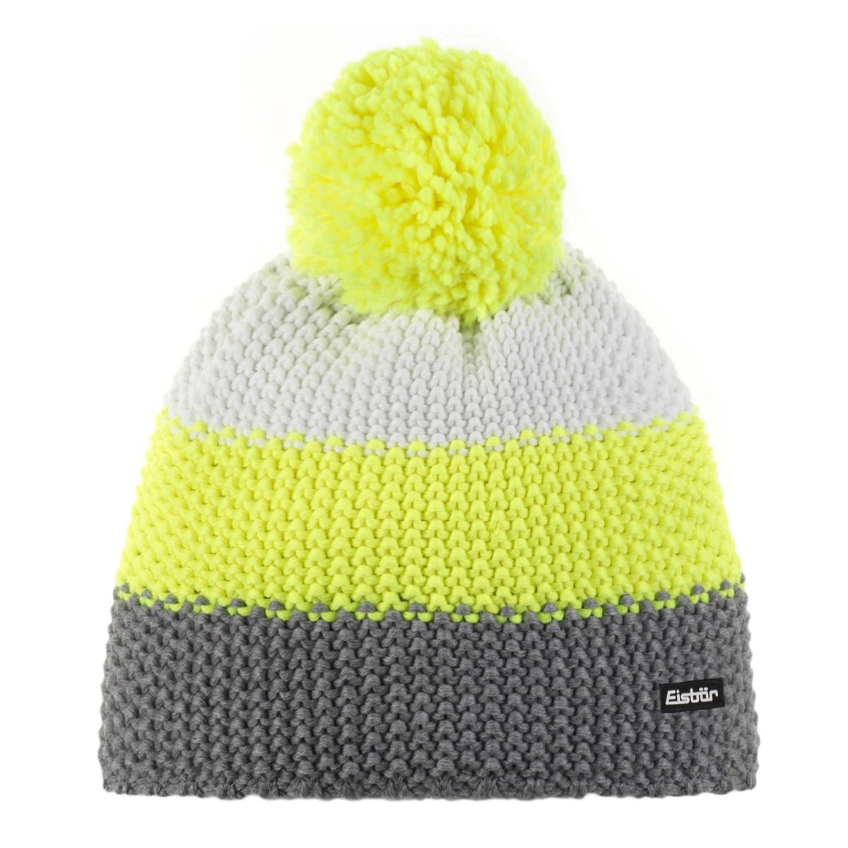 Eisbär Bommelmütze für Herren Star Pompon MÜ aus 50% Merinowolle