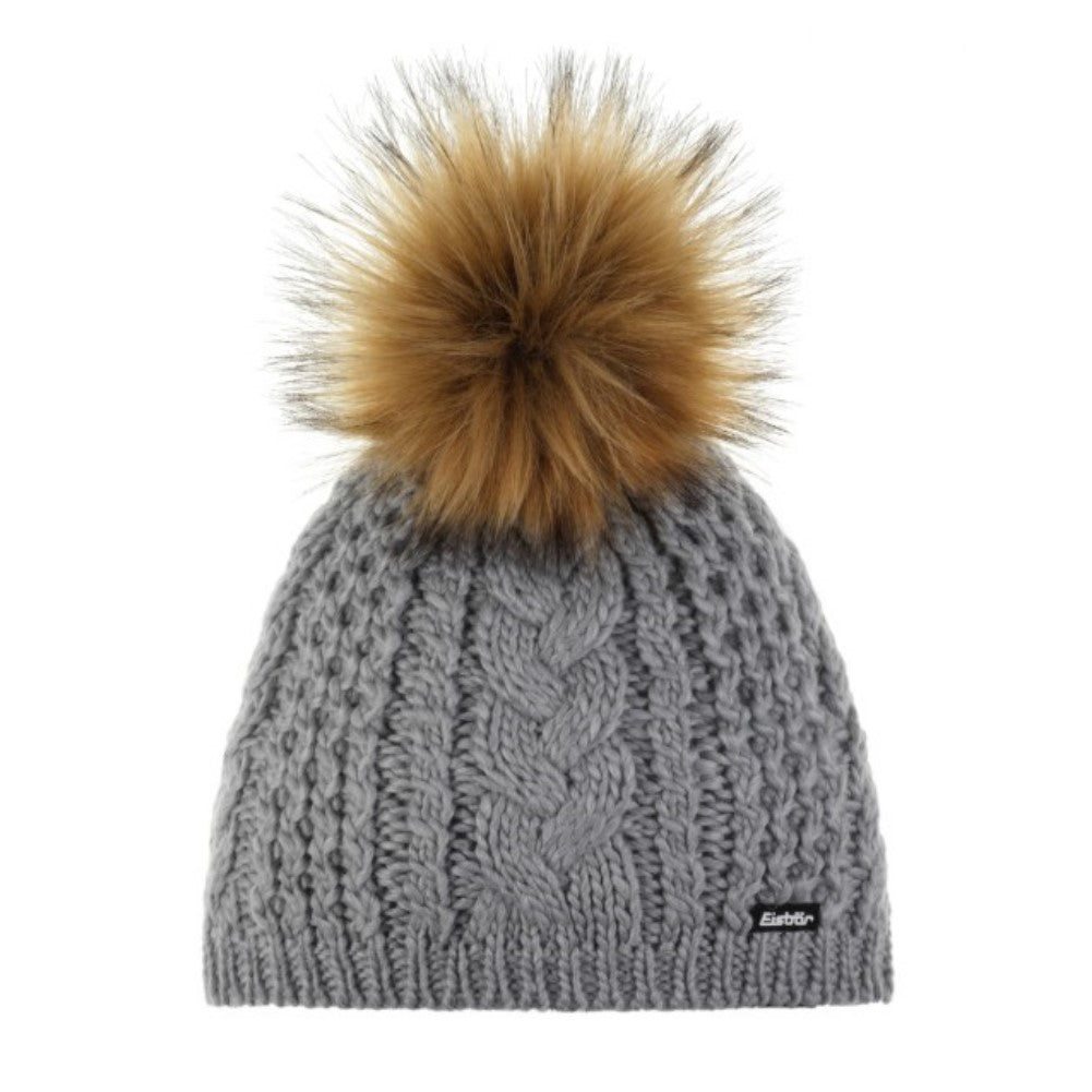 Eisbär Afra Lux Mütze für Damen mit Bommel