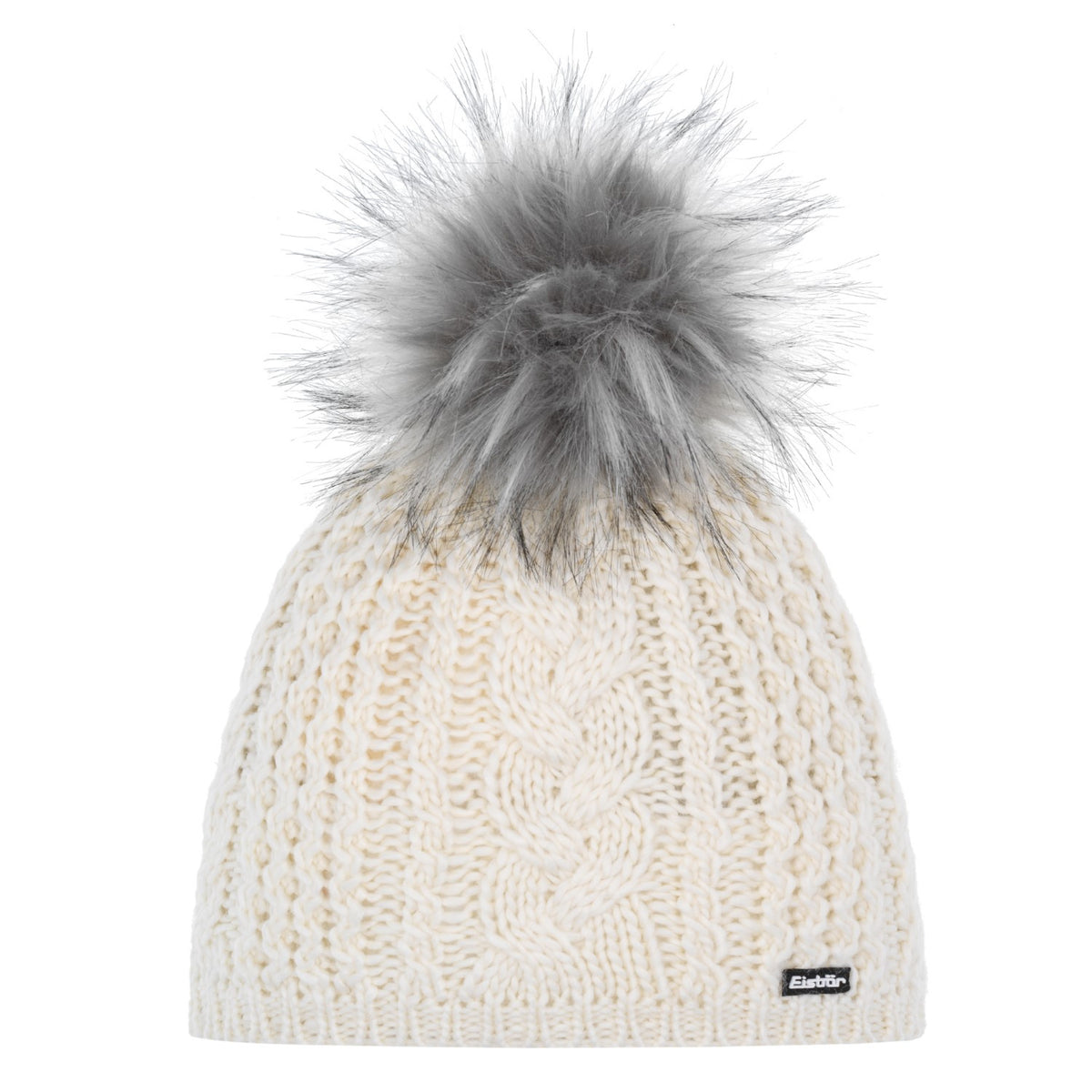 Eisbär Afra Lux Mütze für Damen mit Bommel