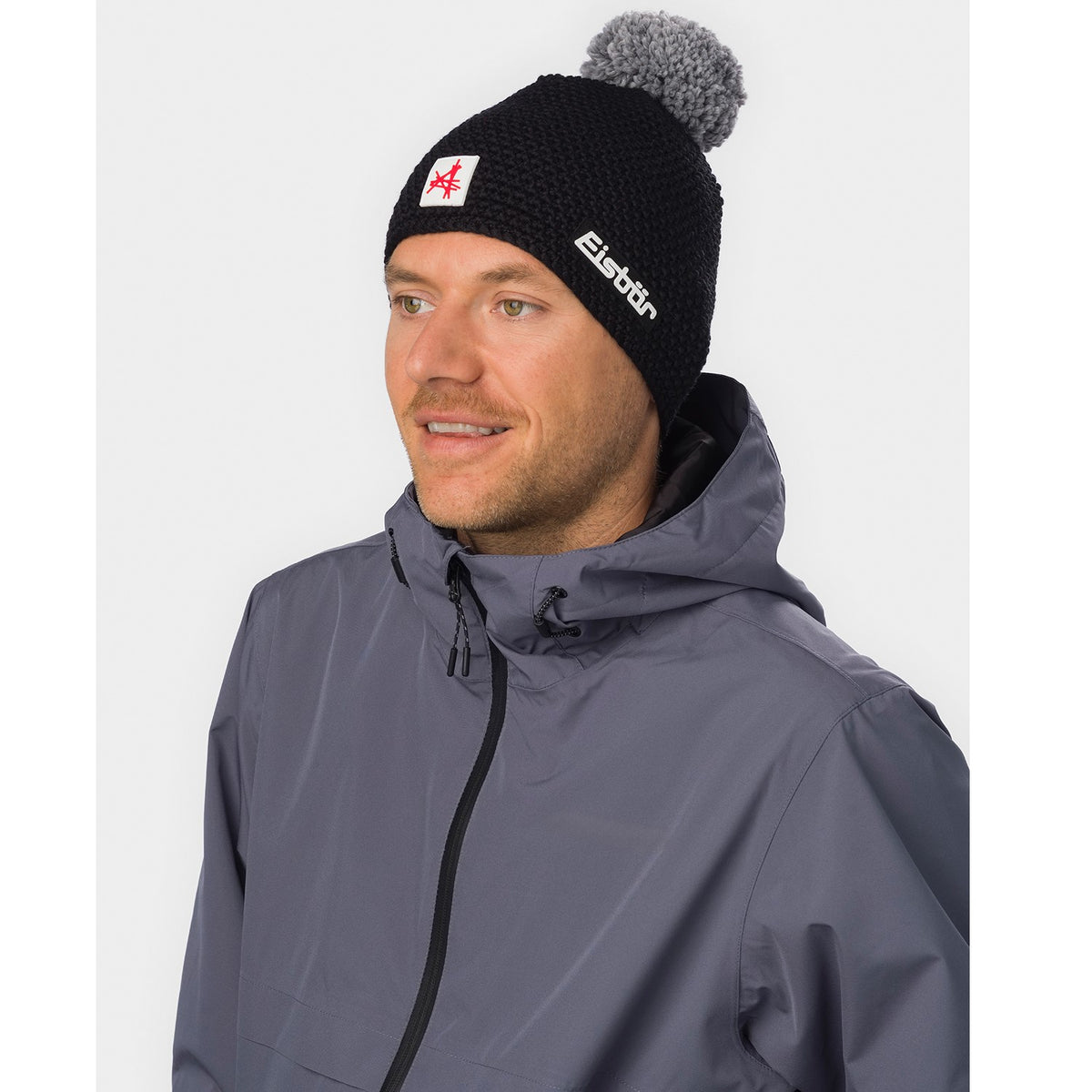 Eisbär Strickmütze Jamie Pompon MÜ SA mit Bommel Unisex