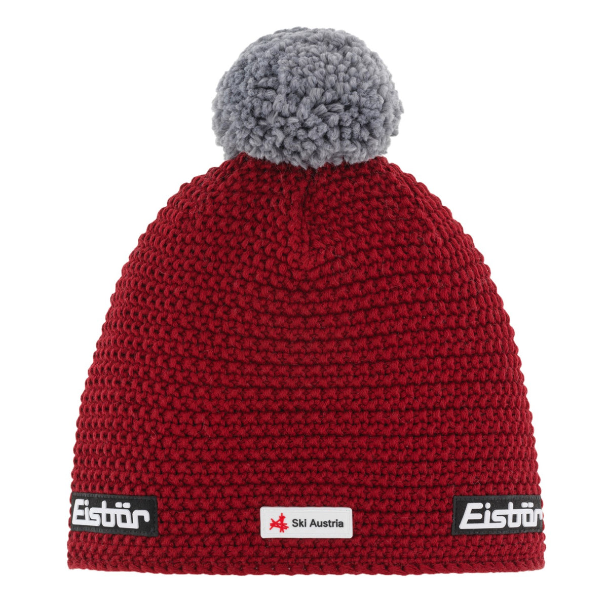 Eisbär Jamie Pompon MÜ SKA Strickmütze mit Bommel Unisex