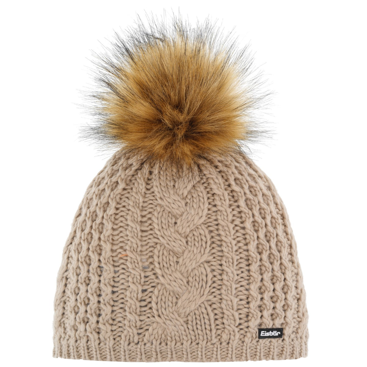 Eisbär Afra Lux Mütze für Damen mit Bommel