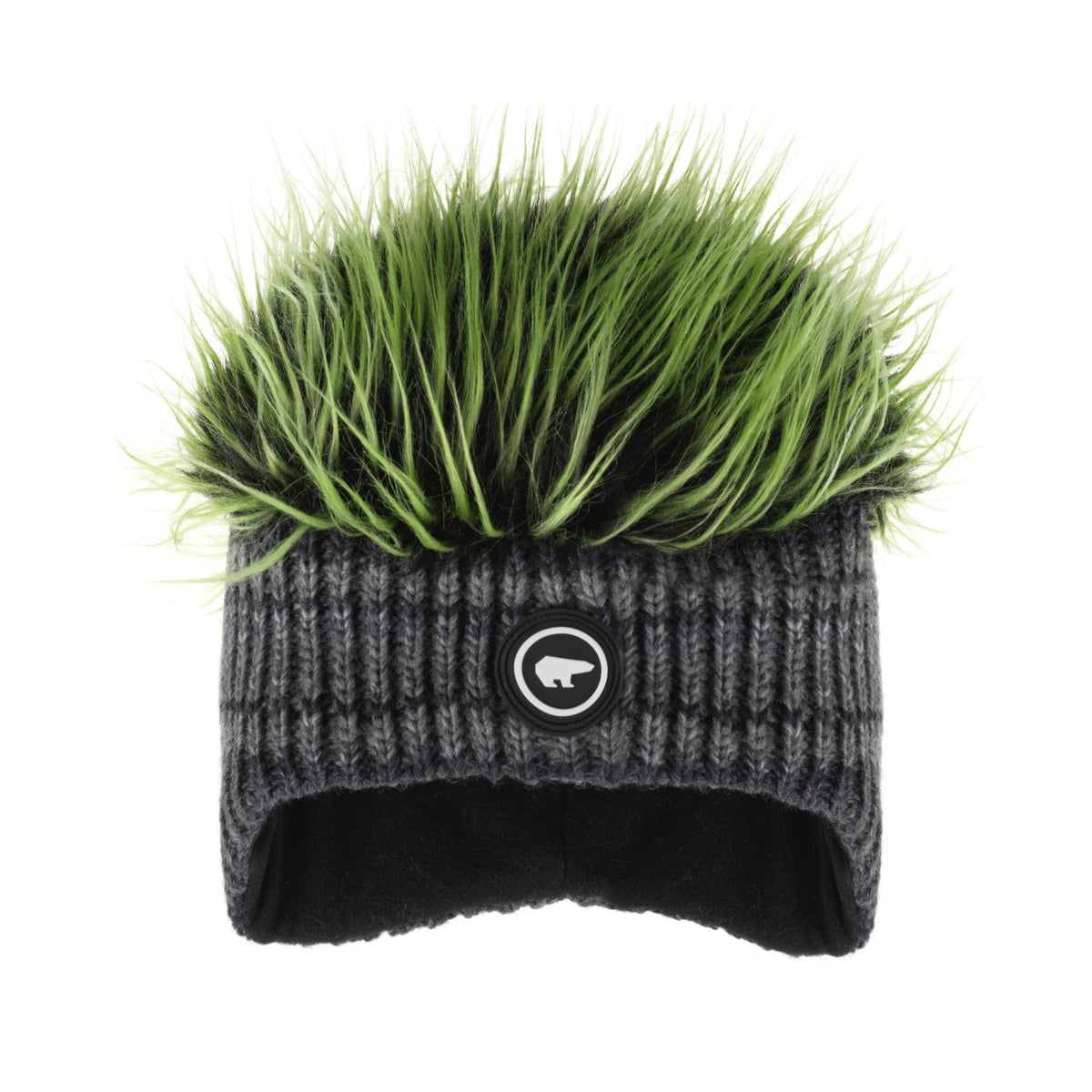 Eisbär Mütze Wintermütze mit Haaren Keke Cocker für Damen und Herren