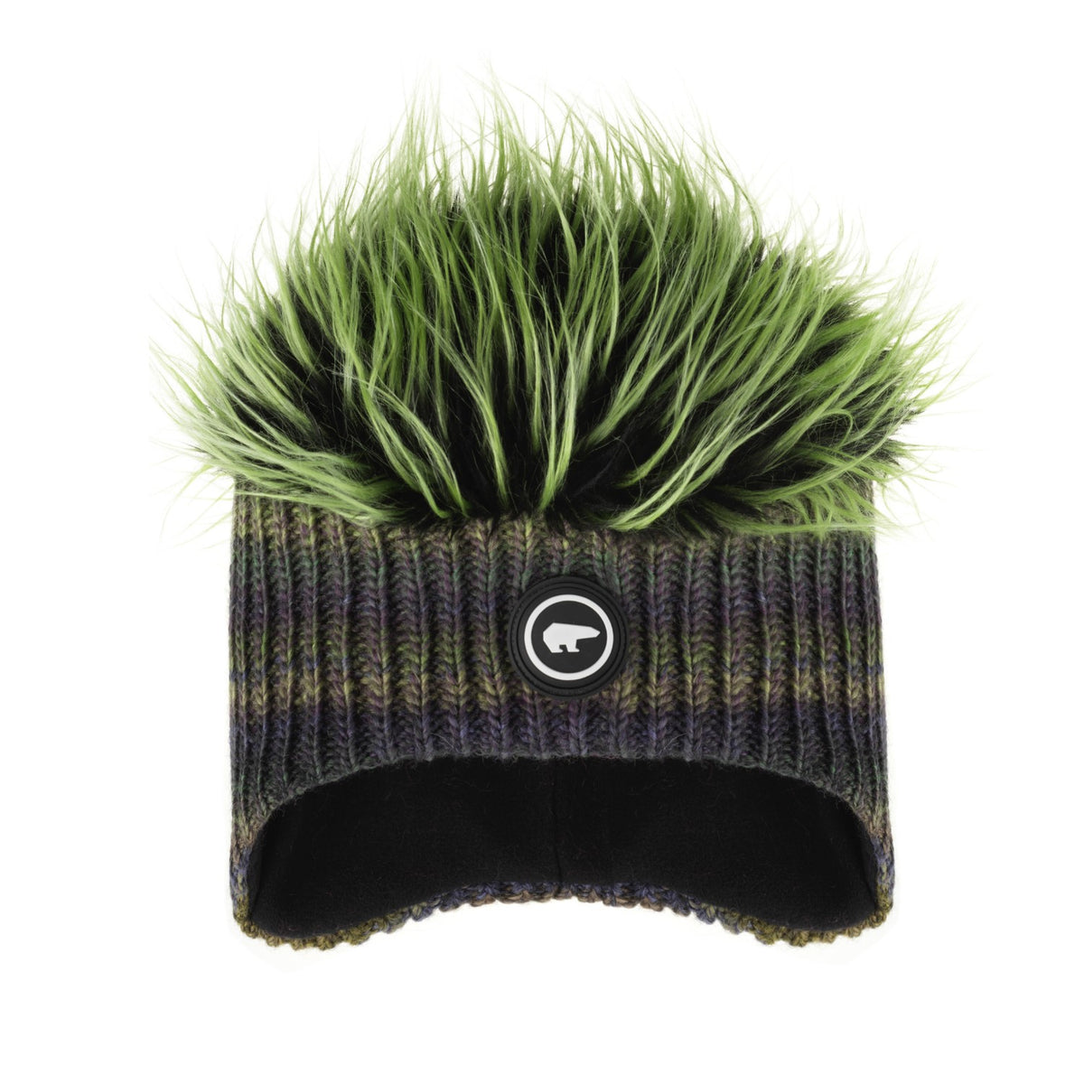 Eisbär Mütze Wintermütze mit Haaren Keke Cocker für Damen und Herren