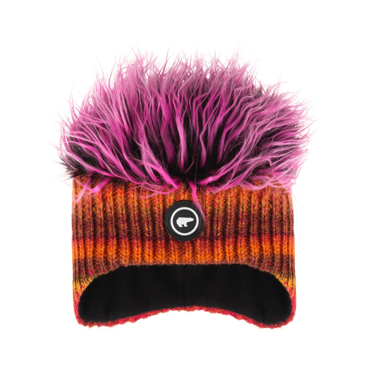 Eisbär Mütze Wintermütze mit Haaren Keke Cocker für Damen und Herren