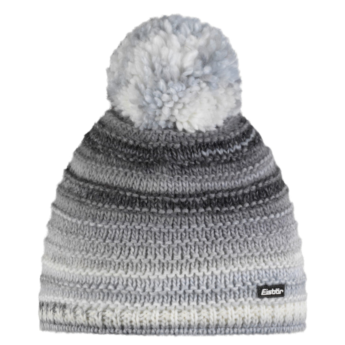 Eisbär Mikata Strickmütze mit Bommel für Damen und Herren