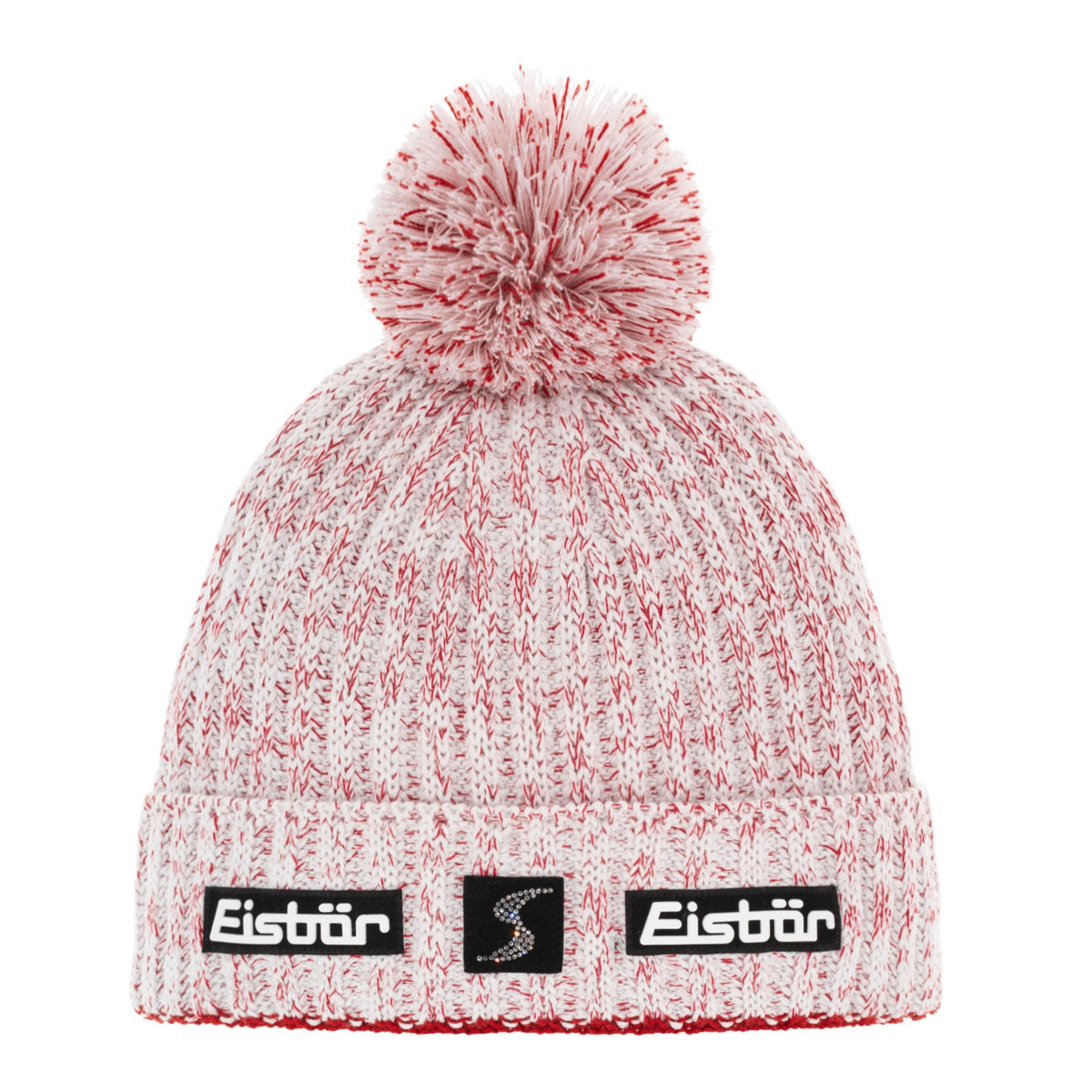Eisbär Naja Pompon Crystal Damen Strickmütze mit Bommel