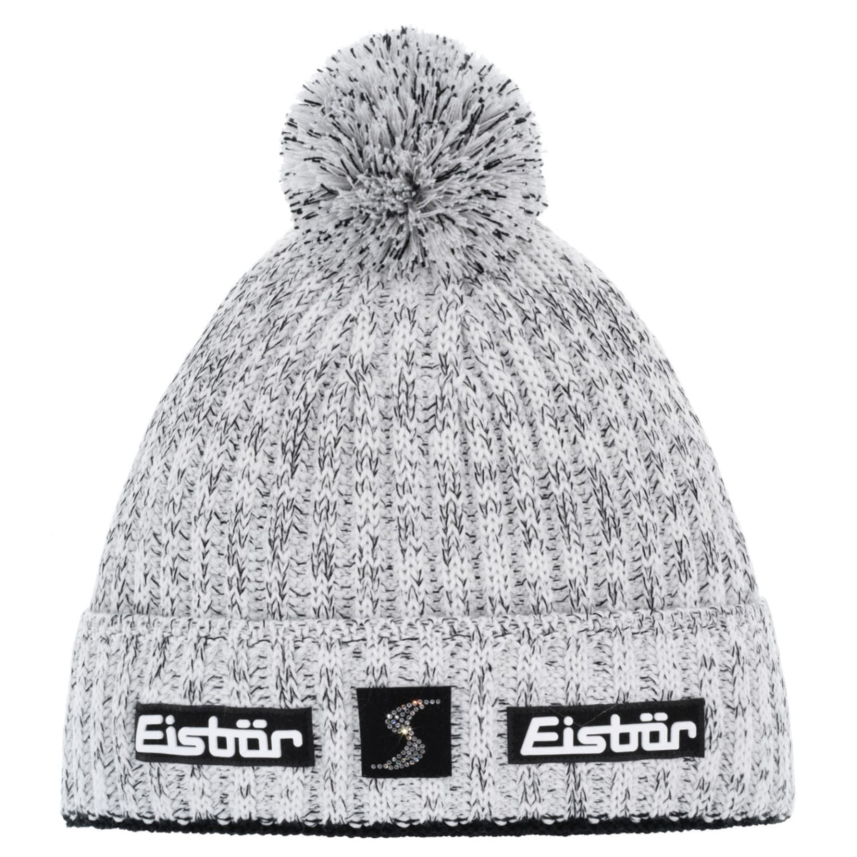 Eisbär Naja Pompon Crystal Damen Strickmütze mit Bommel