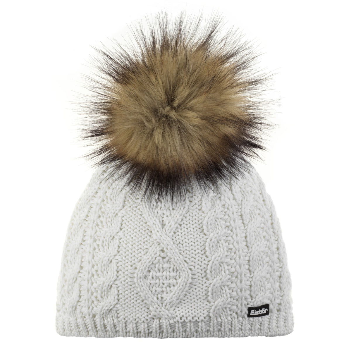 Eisbär Nelia Lux Mütze für Damen mit Bommel
