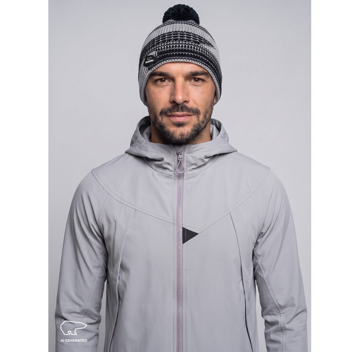 Eisbär Nona Oversize Pompon Mütze