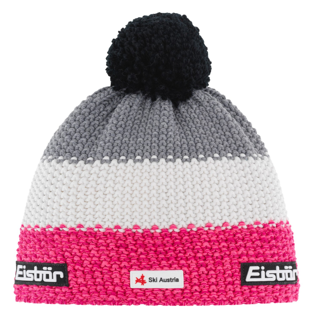 Eisbär Star Pompon MÜ SKA Strickmütze Herren Damen Mütze Wintermütze