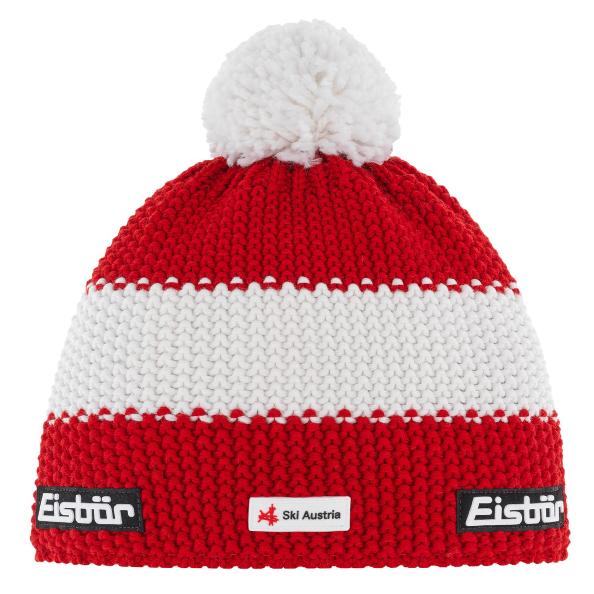 Eisbär Star Pompon MÜ SKA Strickmütze Herren Damen Mütze Wintermütze