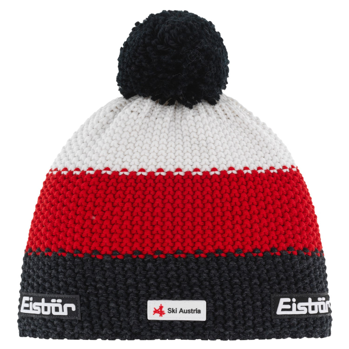 Eisbär Star Pompon MÜ SKA Strickmütze Herren Damen Mütze Wintermütze