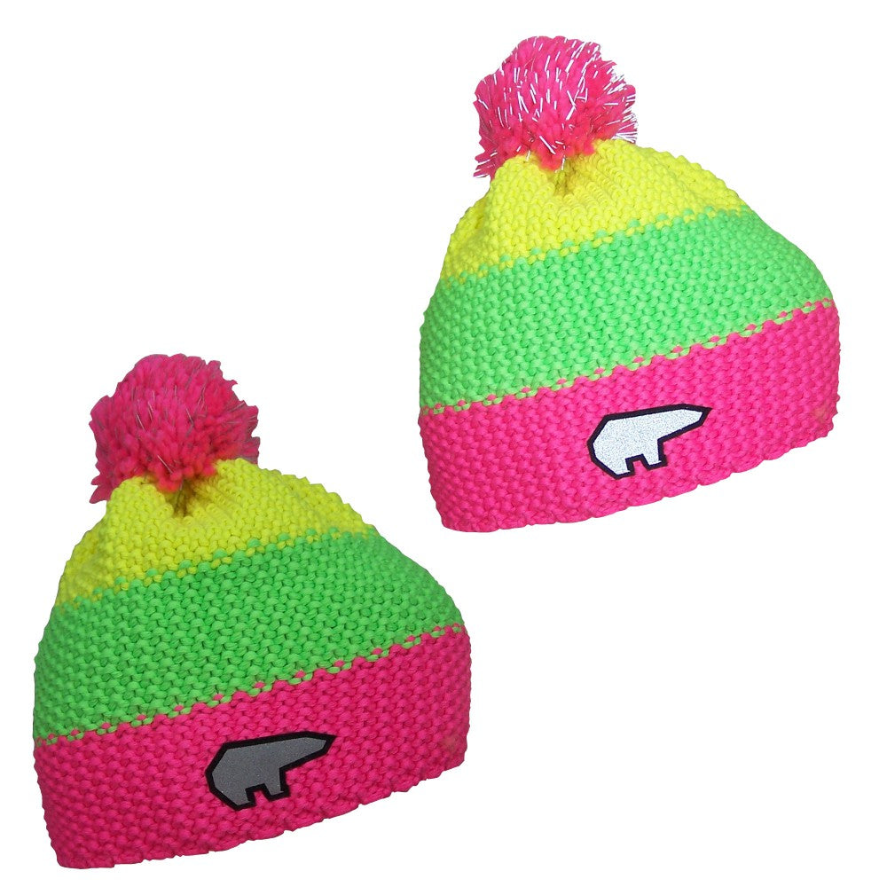 Eisbär Star Safety Pompon Bommelmütze 30123