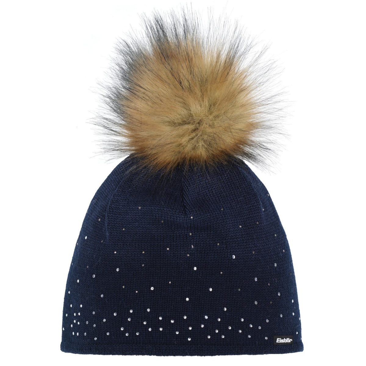 Eisbär Tiana Lux Crystal Mütze für Damen mit Bommel