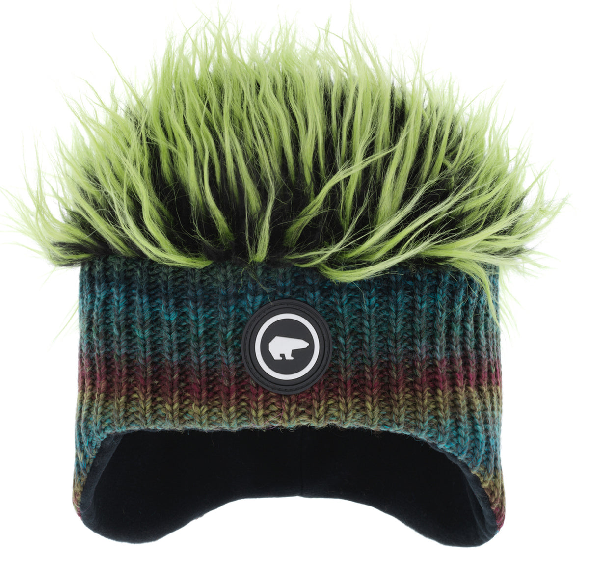 Eisbär Mütze Wintermütze mit Haaren Keke Cocker für Damen und Herren