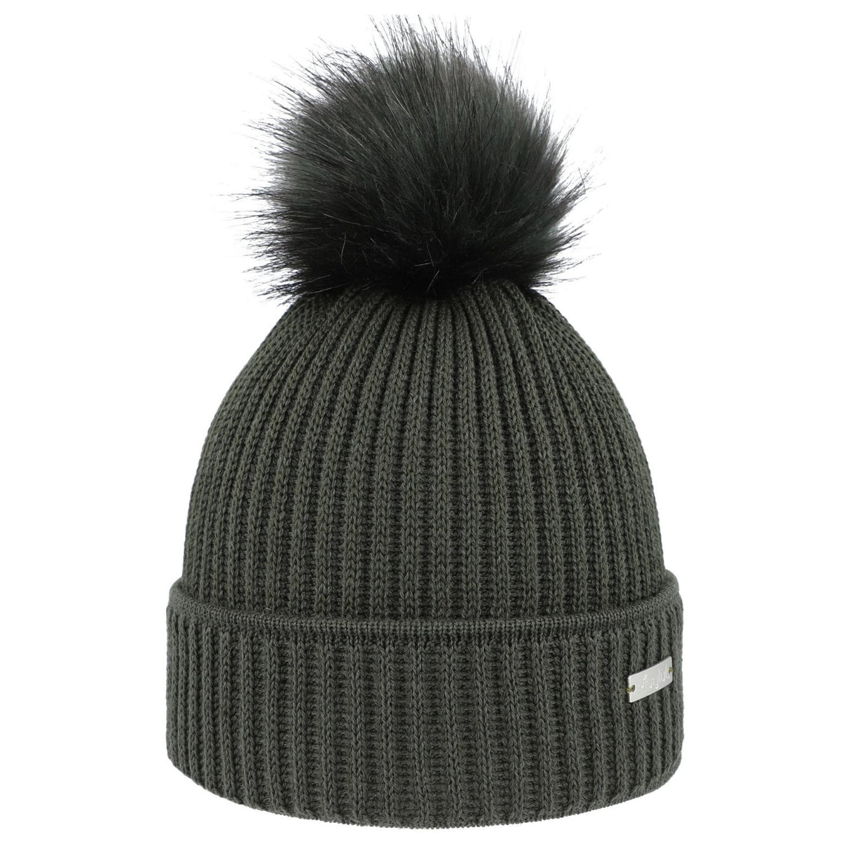 Eisglut Damenmütze Shellyl Merino mit Bommel