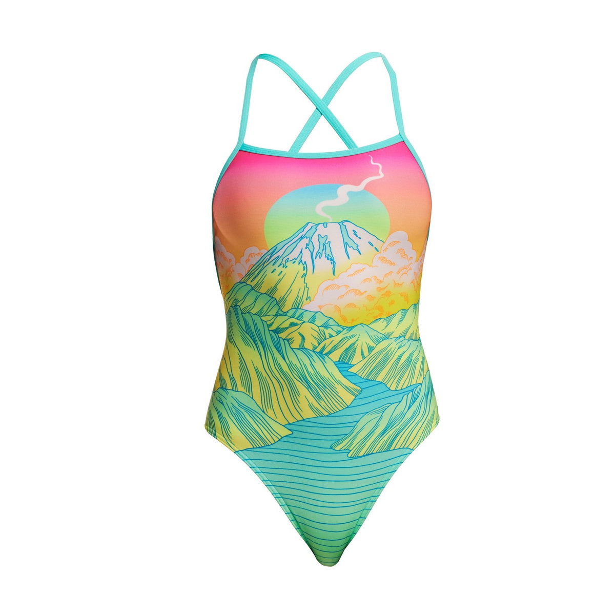 Funkita Candy Climb Badeanzug für Damen