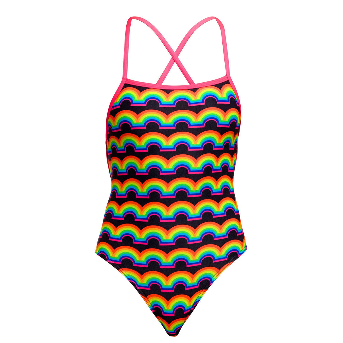 Funkita Badeanzug Damen Rainbowie