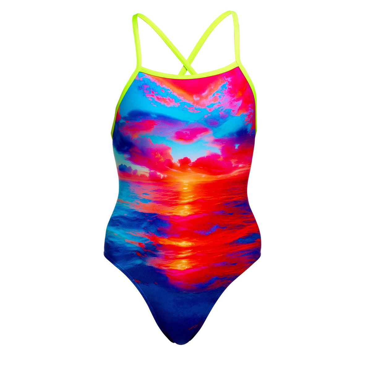 Funkita Sunset Delight Badeanzug Mädchen zum Binden