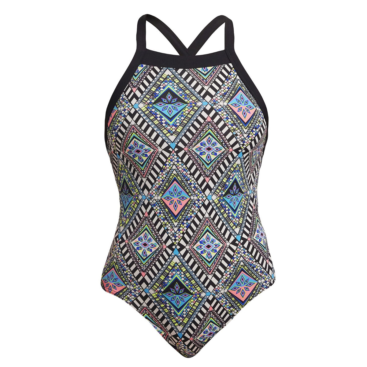 Funkita Sky Hi Weave Please Badeanzug für Damen