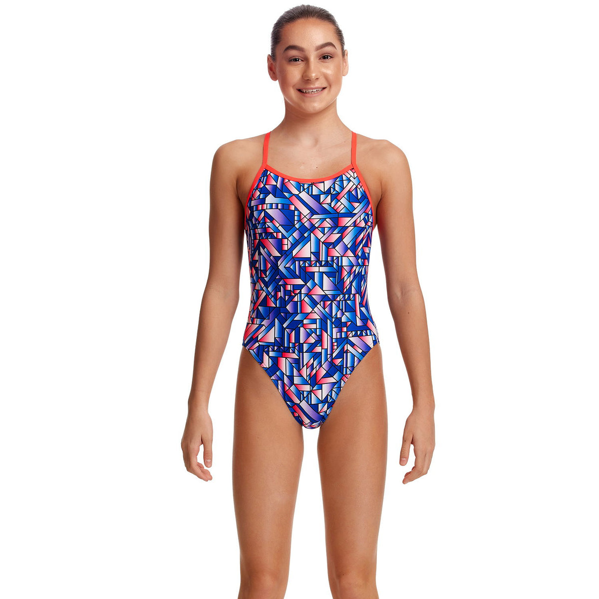 Funkita Badeanzug Mädchen Pane in The Glass chlorbestädig