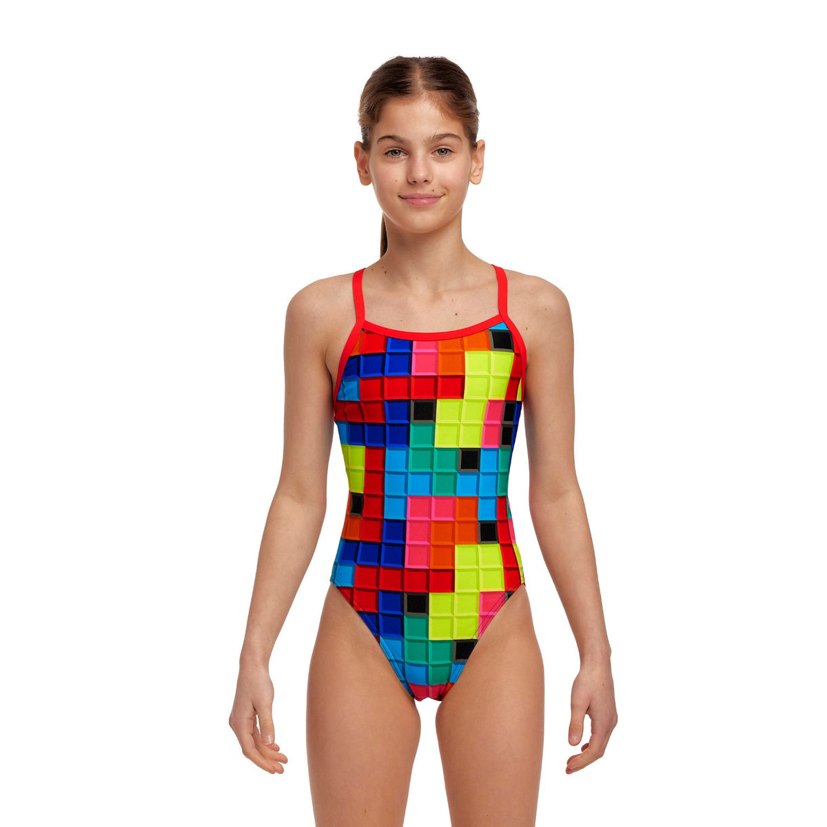 Funkita Badeanzug Mädchen Blocked chlorbestädig
