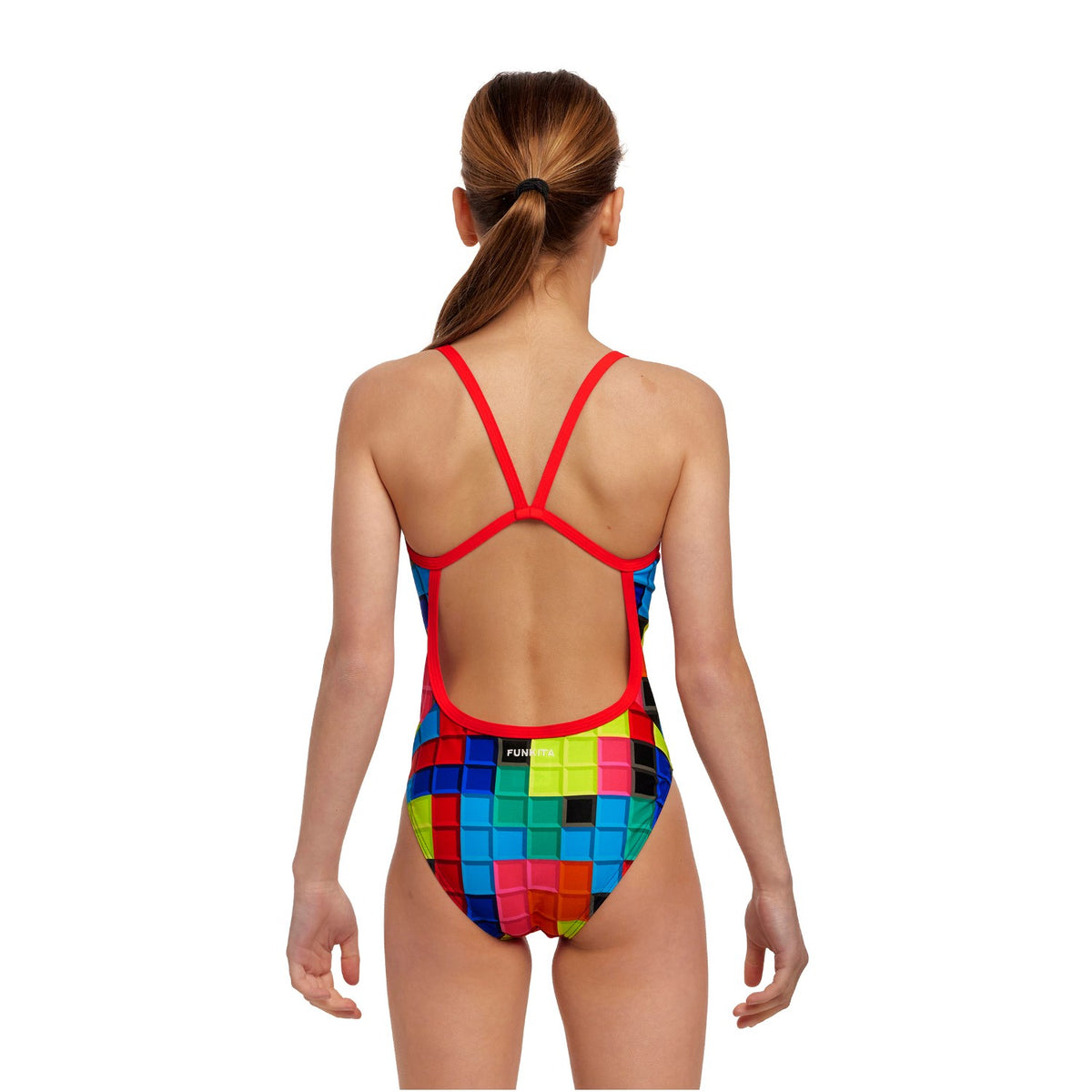 Funkita Badeanzug Mädchen Blocked chlorbestädig