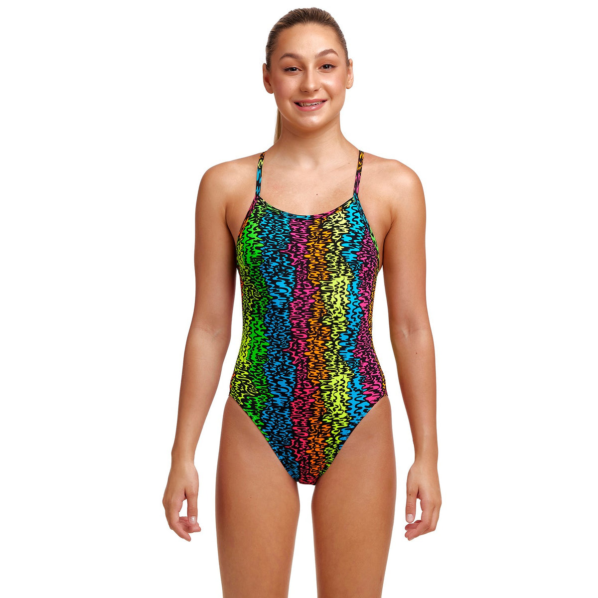 Funkita Badeanzug Mädchen Sunset West chlorresistent