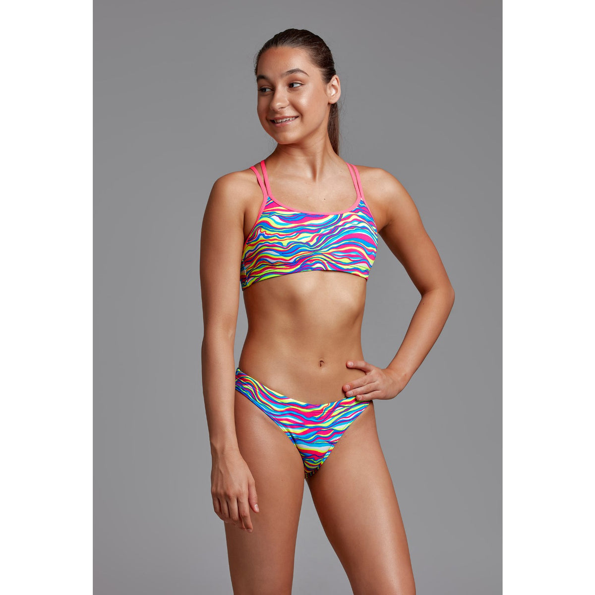 Funkita Bikini Mädchen Colour Curve chlorbeständig