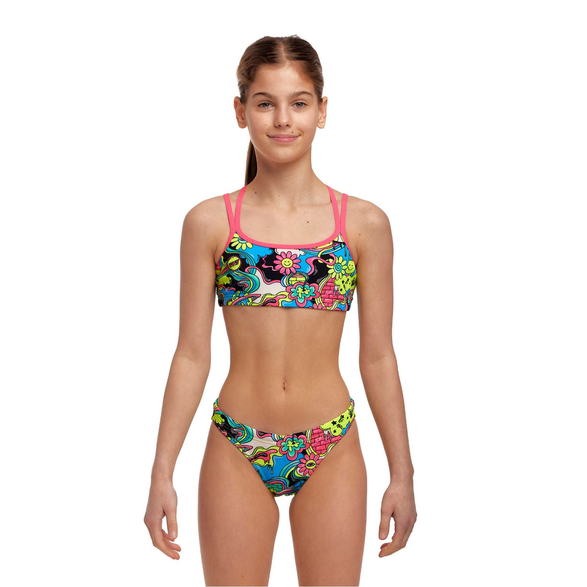 Funkita Bikini Set Mädchen Smash Mouth chlorbeständig