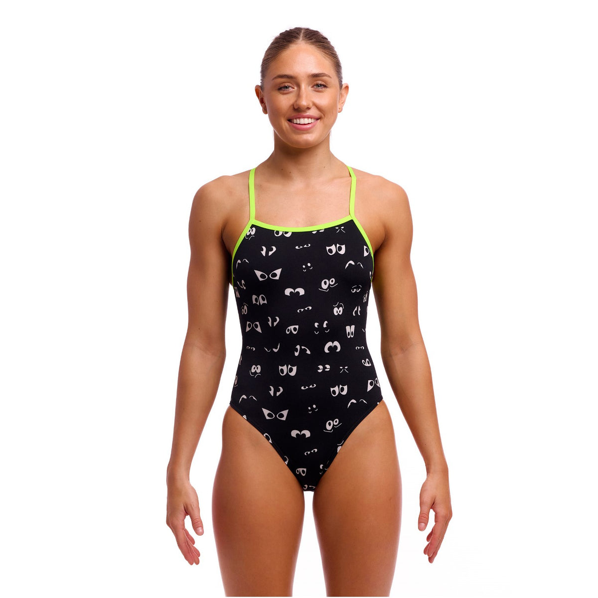 Funkita Eye Spy Badeanzug Damen zum Binden