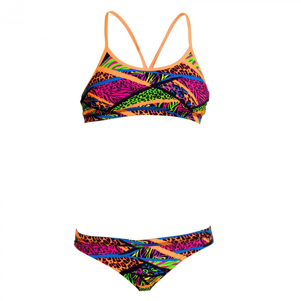 Funkita Bikini Mädchen Jungle Jagger mit schmalen Trägern