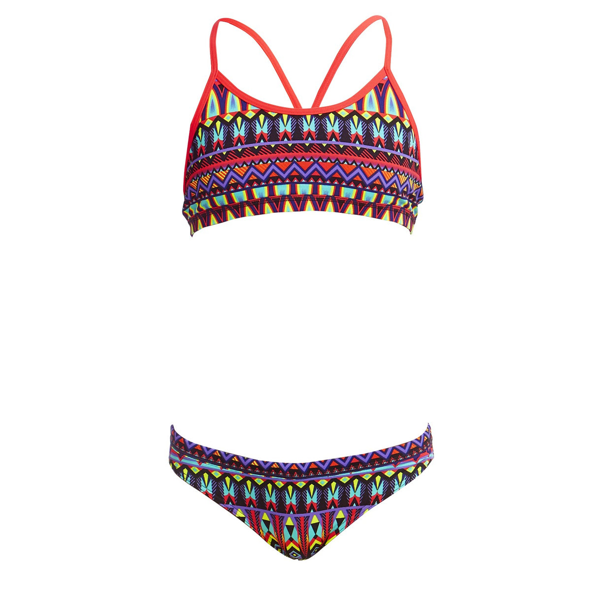 Funkita Bikini Mädchen Fire Tribe chlorbeständig und schnelltrocknend