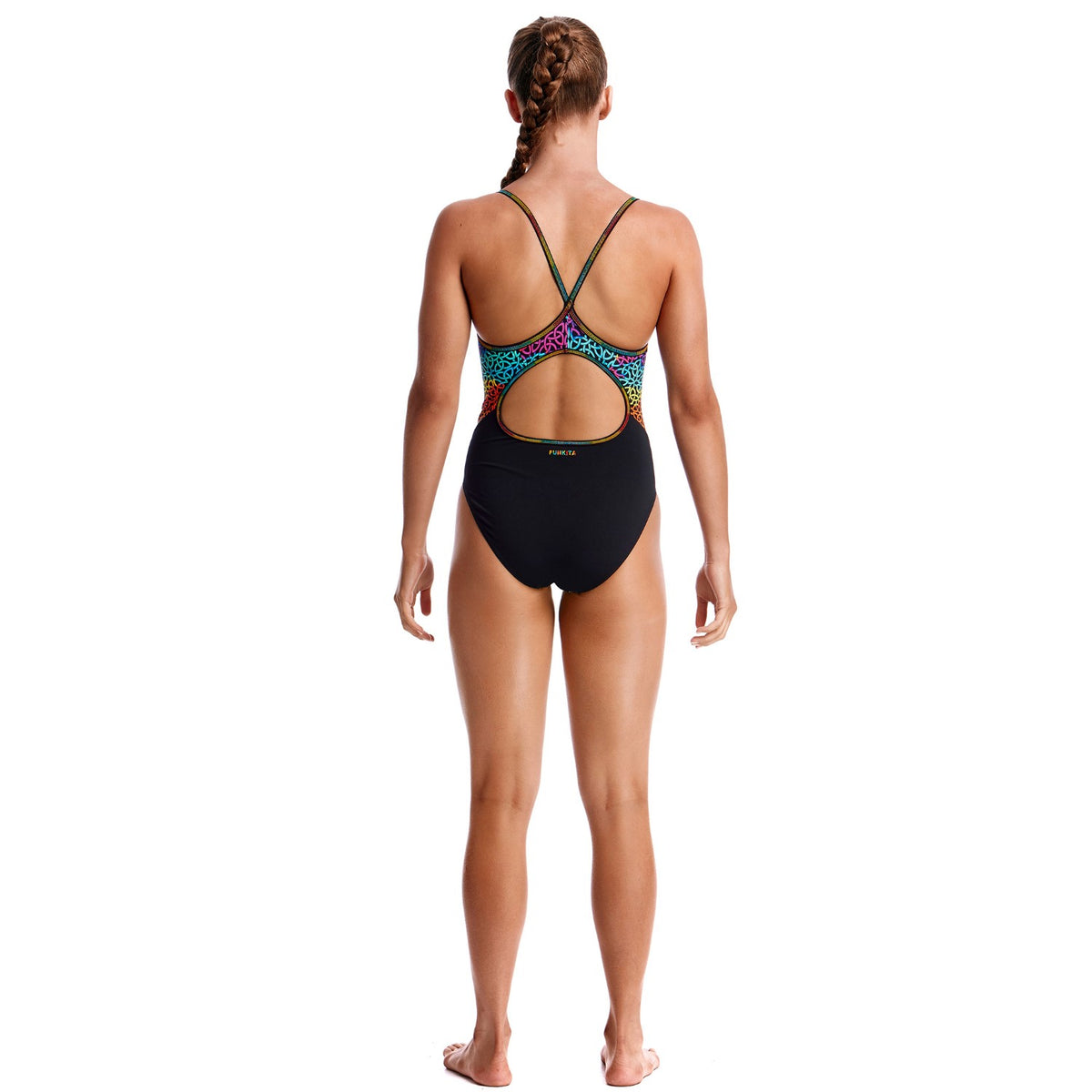 Funkita Badeanzug Mädchen Celtic Pride mit verkleinertem Rückenausschnitt