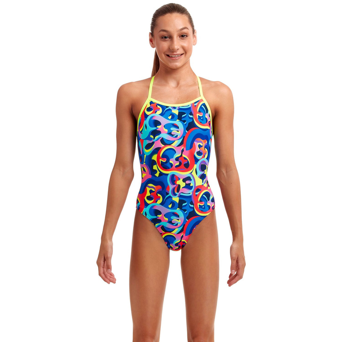 Funkita Badeanzug Mädchen Organica Bunt chlorresistent