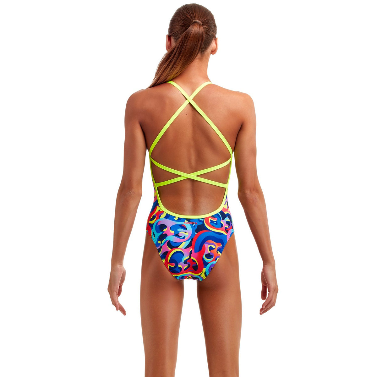 Funkita Badeanzug Mädchen Organica Bunt chlorresistent