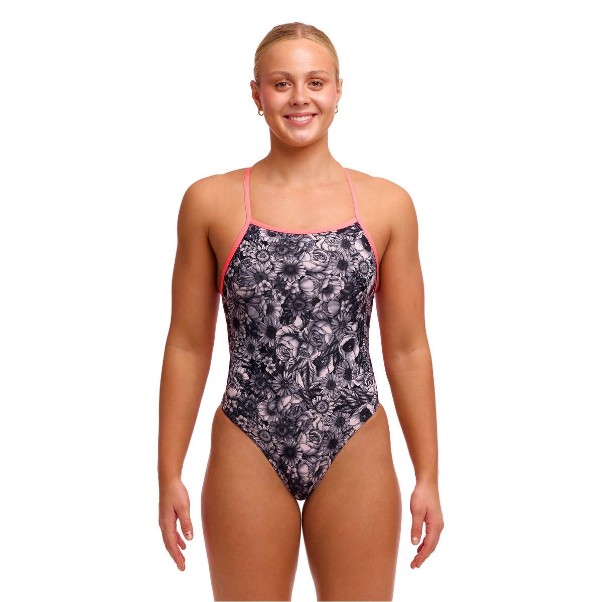 Funkita Badeanzug Night Rose Damen zum Binden