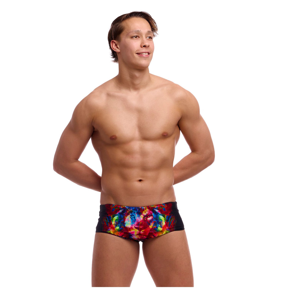 Funky Trunks Badehose Herren Sidewinder Trunk Pride Alive